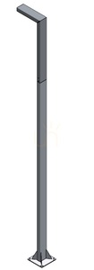 Asker 5224AL Silver LED Garden Lantern by NORLYS small 0
