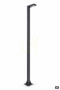 Norlys Asker 5227GR garden lantern, 3 m post, LED 19.5 W 2827 lm 4000 K, DALI2, graphite, IP65 small 1