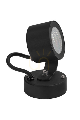 Check Moss DC6163BL Outdoor Spotlight LED 6.8W 24V DC 3000K Black - Norlys