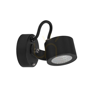 Moss DC6163BL Outdoor Spotlight LED 6.8W 24V DC 3000K Black - Norlys small 1