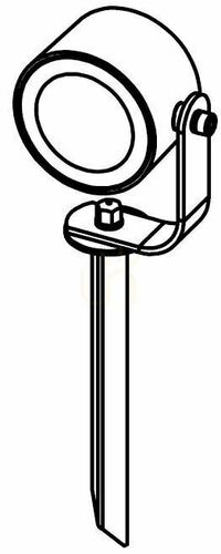 Check Moss 6167GB Gray LED Outdoor Floodlight by NORLYS