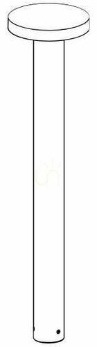 Check Borg 6180CS Rust-Colored LED Floor Lamp by NORLYS