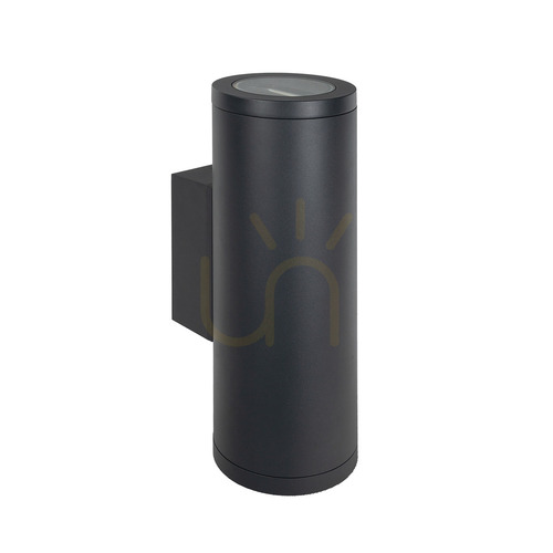 Check Lysfjord 6423GR graphite outdoor wall light, LED 26.5 W 4000 K, up/down light, DALI-2 – NORLYS
