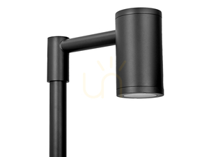 NORLYS Mora 6461BL post-top luminaire LED 4000 K, black, for Ø60 pole small 0