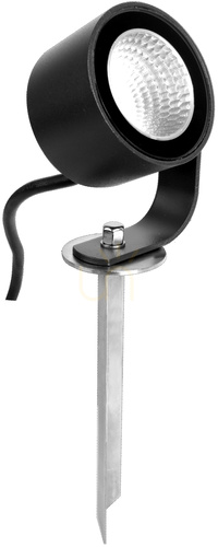 Check NORLYS Moss DC6983BL LED spike spotlight, black, 24 V DC, 6.8W 2700K IP65