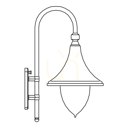 Check Florence 8012BC Outdoor Wall Sconce, Copper, E27, NORLYS