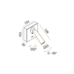 Gea Luce GAP590 Satin White LED Wall Light 3 W 1 Gea Luce GAP590 Satin White LED Wall Light 3 W small 1
