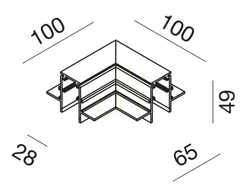 Check GBIGIB1 Busbar Connector, White, Gea Luce
