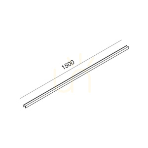 GBIN40 Slim Magnetic Track, 1.5 m, Gold, Gea Luce small 1