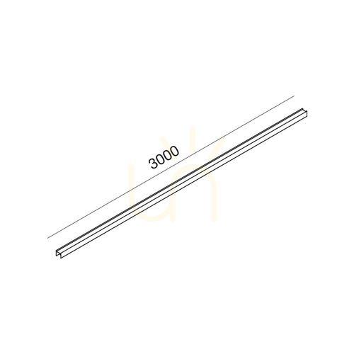 Check GBIN46 Slim Magnetic Track, 3 m, White, Gea Luce