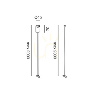 GBIS10 White Gea Luce Busbar Hanger small 1