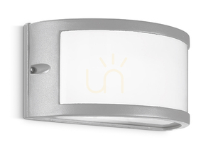 GES140 Silver Gea Luce Outdoor Wall Sconce, IP54 small 0