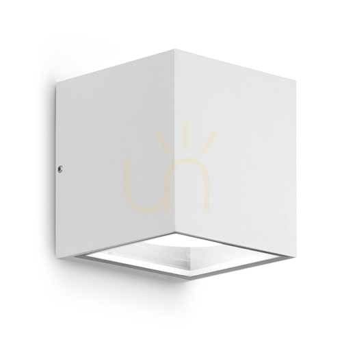 Check GES173 White Gea Luce Outdoor Wall Sconce, IP54