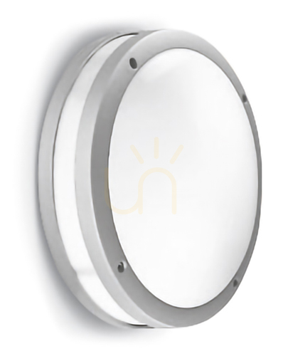 Check GES291 Silver Gea Luce Outdoor Ceiling Light, IP54