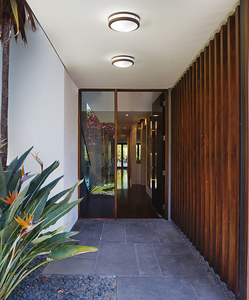 GES290 Silver Gea Luce Outdoor Ceiling Light, IP54 small 2