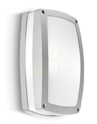 Check GES301 Silver Gea Luce Outdoor Ceiling Light, IP54