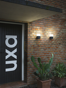 GES400 White Gea Luce Outdoor Wall Sconce, IP44 small 2