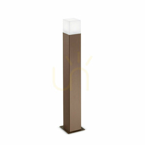 Gea Luce GES422 rust-coloured garden bollard light 70 cm E27 IP44 small 0