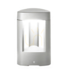 GES483 Silver Gea Luce IP54 Light Pole small 0
