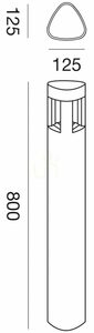 GES491 Graphite Gea Luce Lighting Pole, IP54 small 1