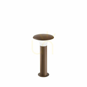 GES521 Rust-Colored Gea Luce Lighting Pole, IP44 small 0