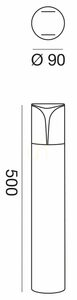 GES711 White Gea Luce IP44 Light Pole small 1