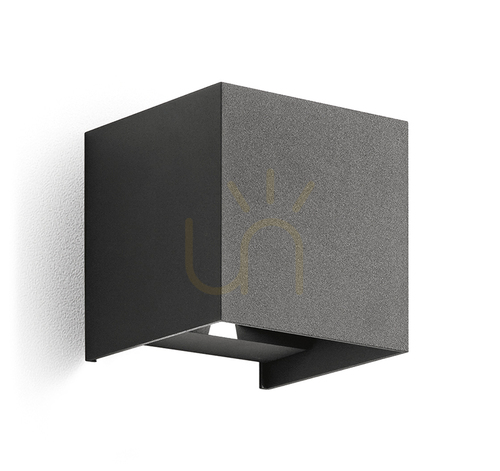 Check GES861N Graphite Gea Luce Outdoor Wall Sconce, IP54