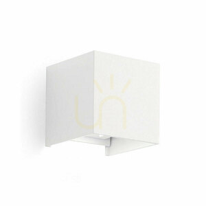 GES865C White Gea Luce Outdoor Wall Sconce, IP65 small 0