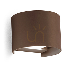 GES874C Outdoor Wall Sconce, Brown, Gea Luce, IP54 small 0