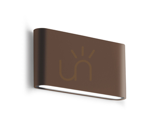 GES882C Outdoor Wall Sconce, Brown, Gea Luce, IP54 small 0
