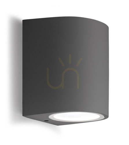 Check GES901 Graphite Outdoor Wall Sconce by Gea Luce, IP44