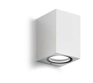 GES910 White Gea Luce Outdoor Wall Sconce, IP44 small 0