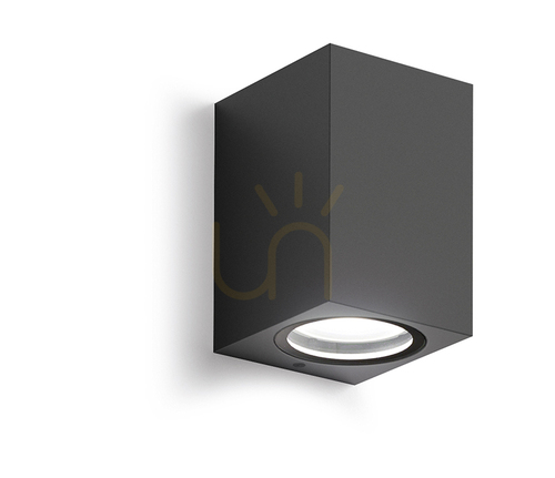 Check GES911 Graphite Outdoor Wall Sconce by Gea Luce, IP44