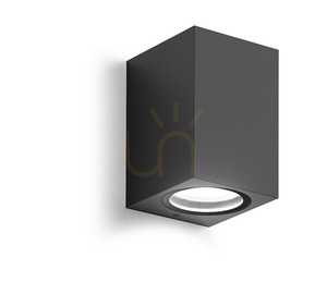 GES911 Graphite Outdoor Wall Sconce by Gea Luce, IP44 small 0