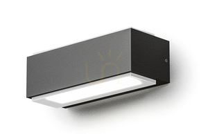 GES960 Graphite Gea Luce Outdoor Wall Sconce, IP65 small 0