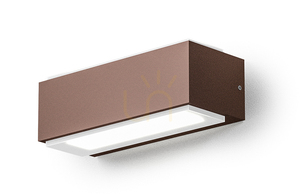 GES962C Rust-Colored Gea Luce Outdoor Wall Sconce, IP65 small 0
