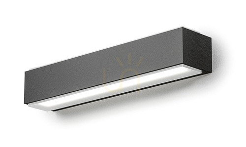 Check GES963 Graphite LED Outdoor Wall Light Gea Luce 20 W IP65