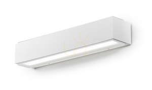 GES964 White Gea Luce IP65 Outdoor Wall Sconce small 0