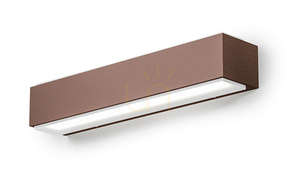 GES965 Rust-Colored Gea Luce Outdoor Wall Sconce, IP65 small 0