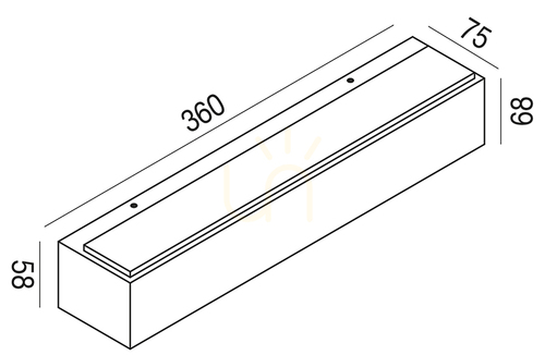 Check GES965C Rust-Colored Gea Luce Outdoor Wall Sconce, IP65