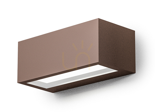 Check GES972 Rust-Colored Gea Luce Outdoor Wall Sconce, IP65