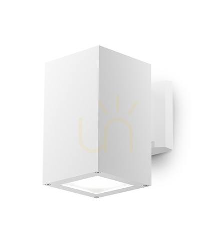 Check GES1014 White Gea Luce Outdoor Wall Sconce, IP65