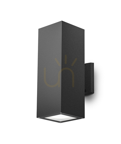 Check GES1016 Graphite Gea Luce Outdoor Wall Sconce, IP65