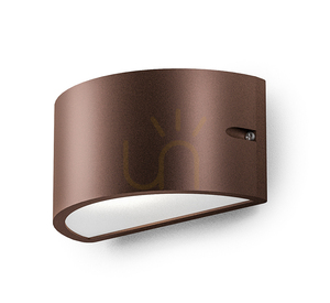 GES1052 Brown Gea Luce Outdoor Wall Sconce, IP54 small 0