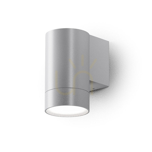 Check GES1062 Silver Gea Luce Outdoor Wall Sconce, IP54