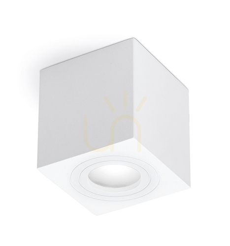 Check GES1070 White Gea Luce Outdoor Ceiling Light, IP65