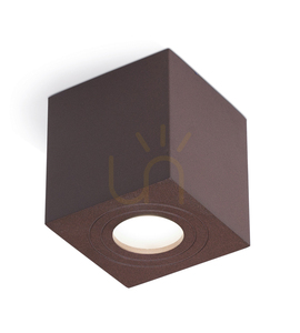 GES1072 Brown Gea Luce Outdoor Ceiling Light, IP65 small 0