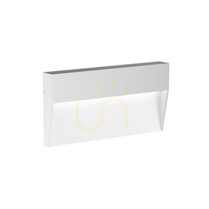 Gea Luce GES1170N white surface-mounted LED step light 6 W 4000 K IP65 small 0