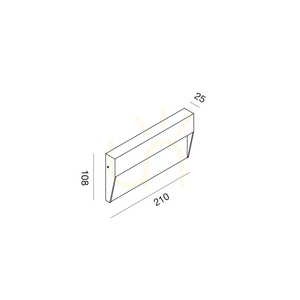 GES1172C Gea Luce Stair Lighting, IP65 small 1