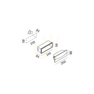 Gea Luce GES2000C White LED Step Light 13 W IP65 small 1